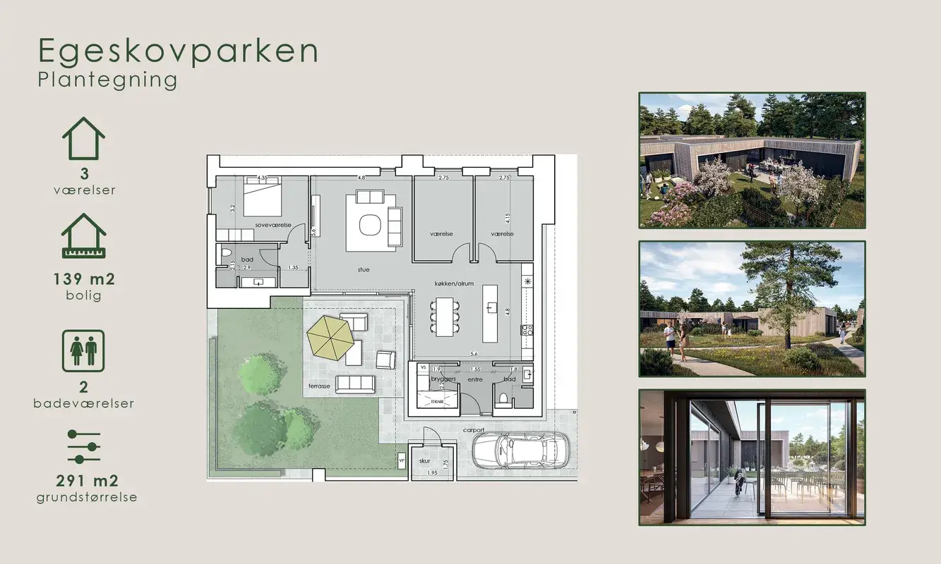 Plantegning af Danehøje 20C